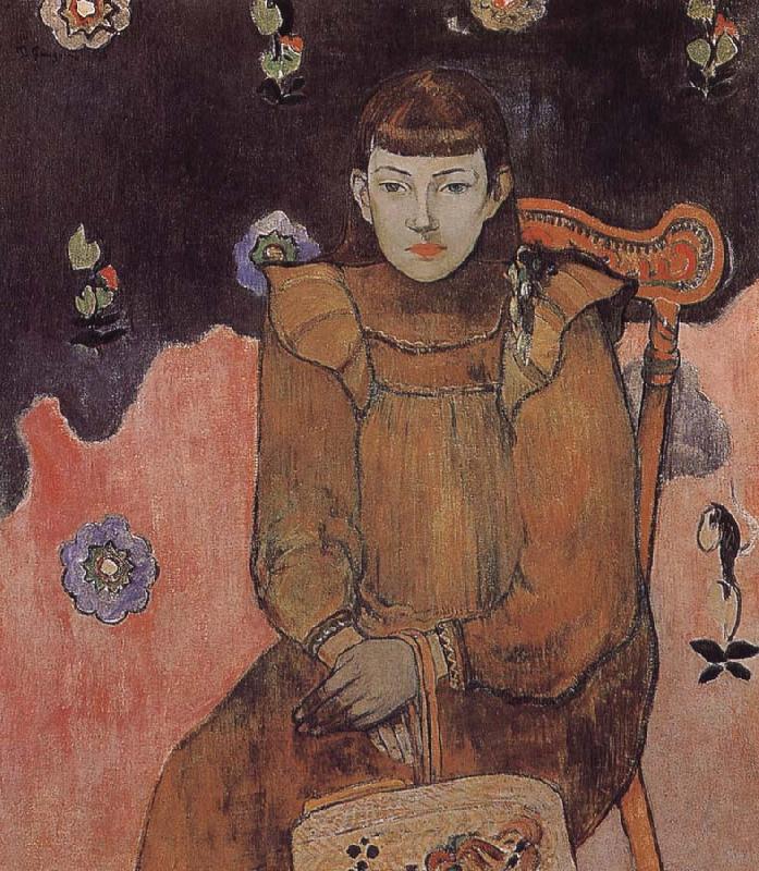 Paul Gauguin Girl portrait Sweden oil painting art